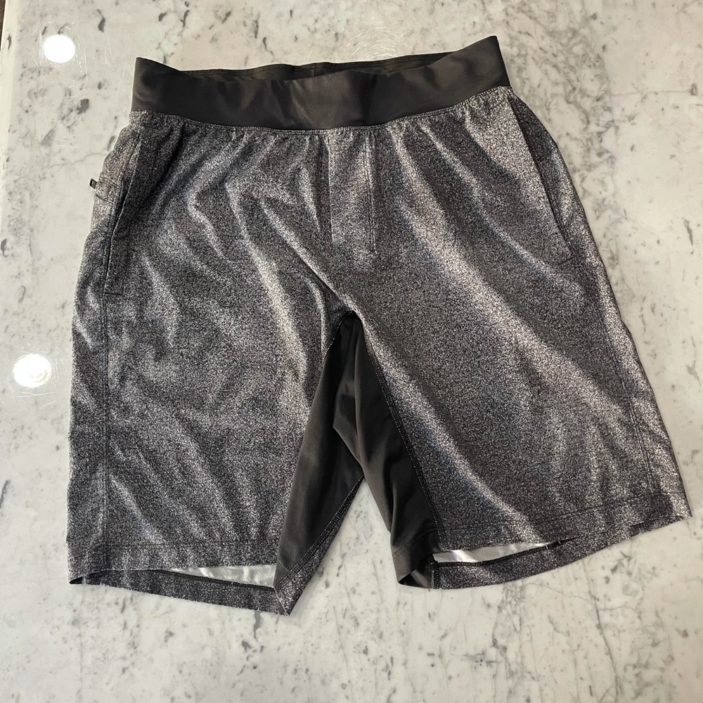 Men’s size Med. grey Lululemon shorts. Excellent shape.